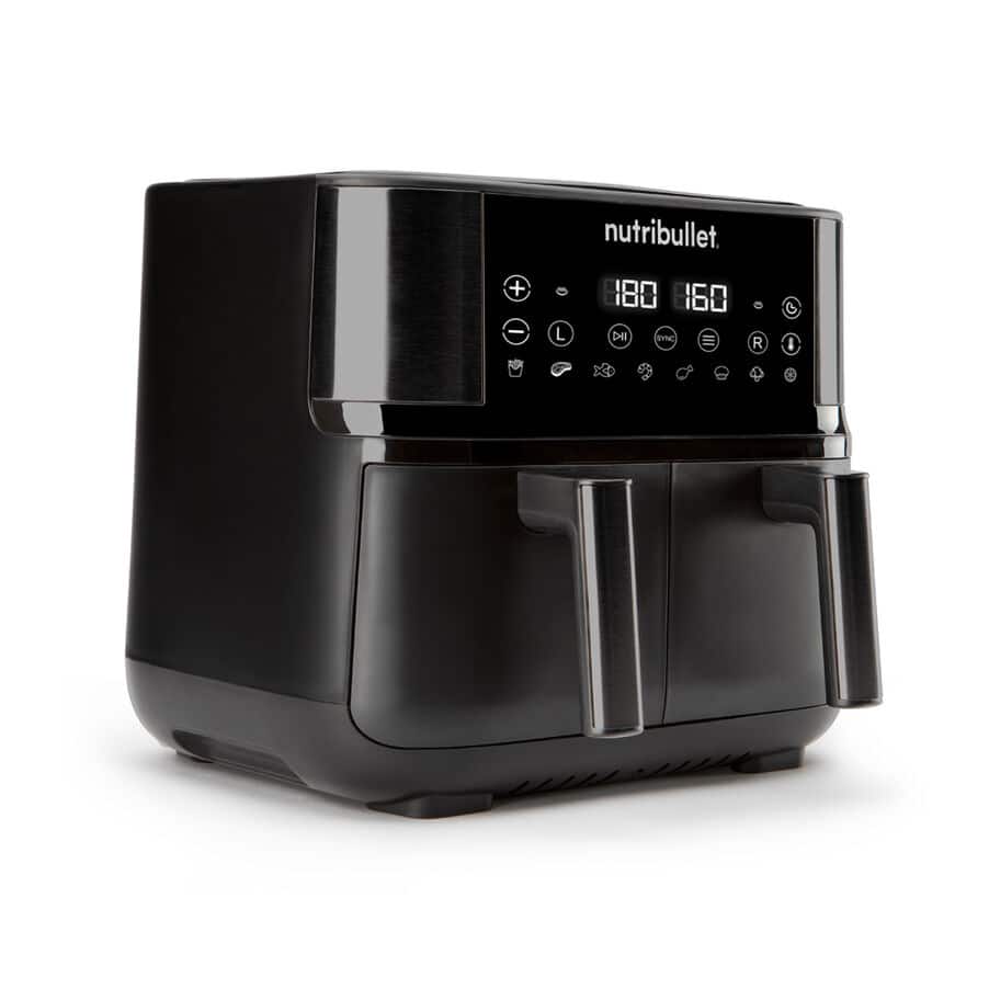 Air Fryer, nutribullet® Twin Drawer Air Fryer, 0C12500003, Negro