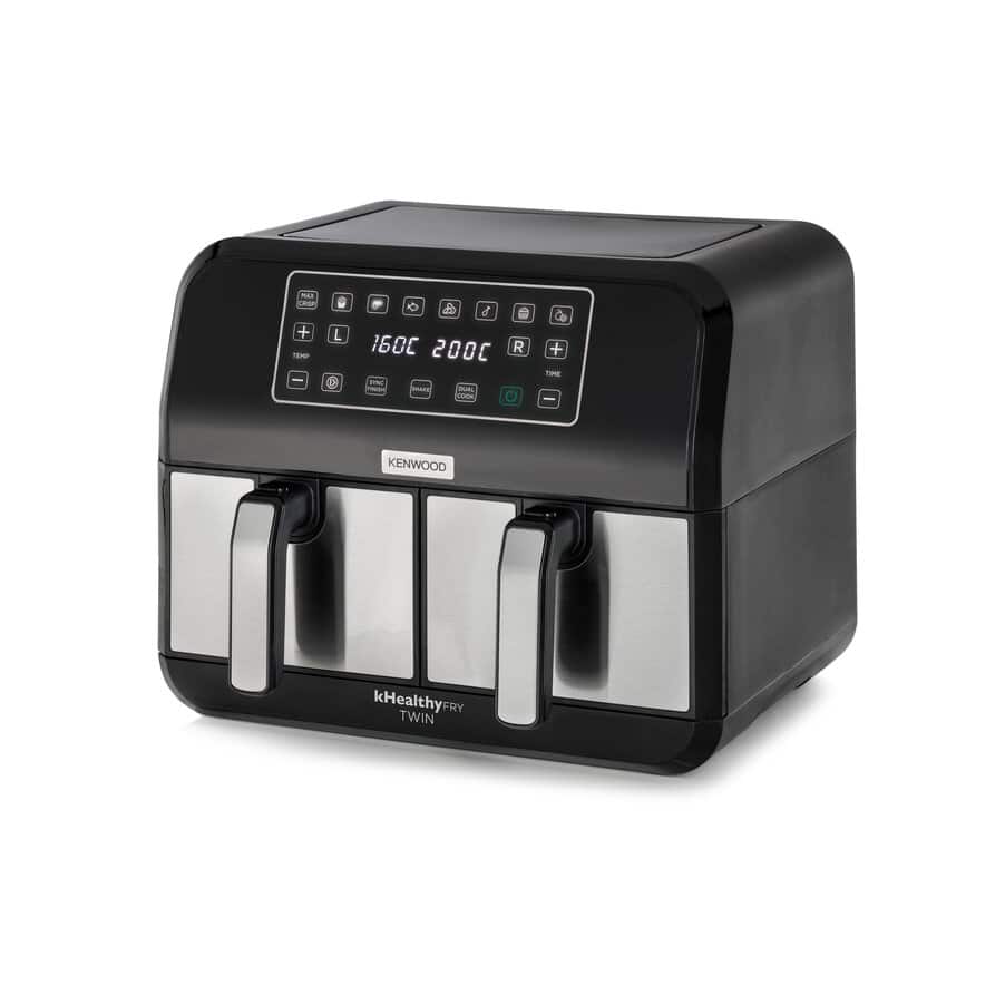 Airfryers, kHealthy Fry TWIN Air Fryer HFM20.000MB, 00C462400KEDE, undefined
