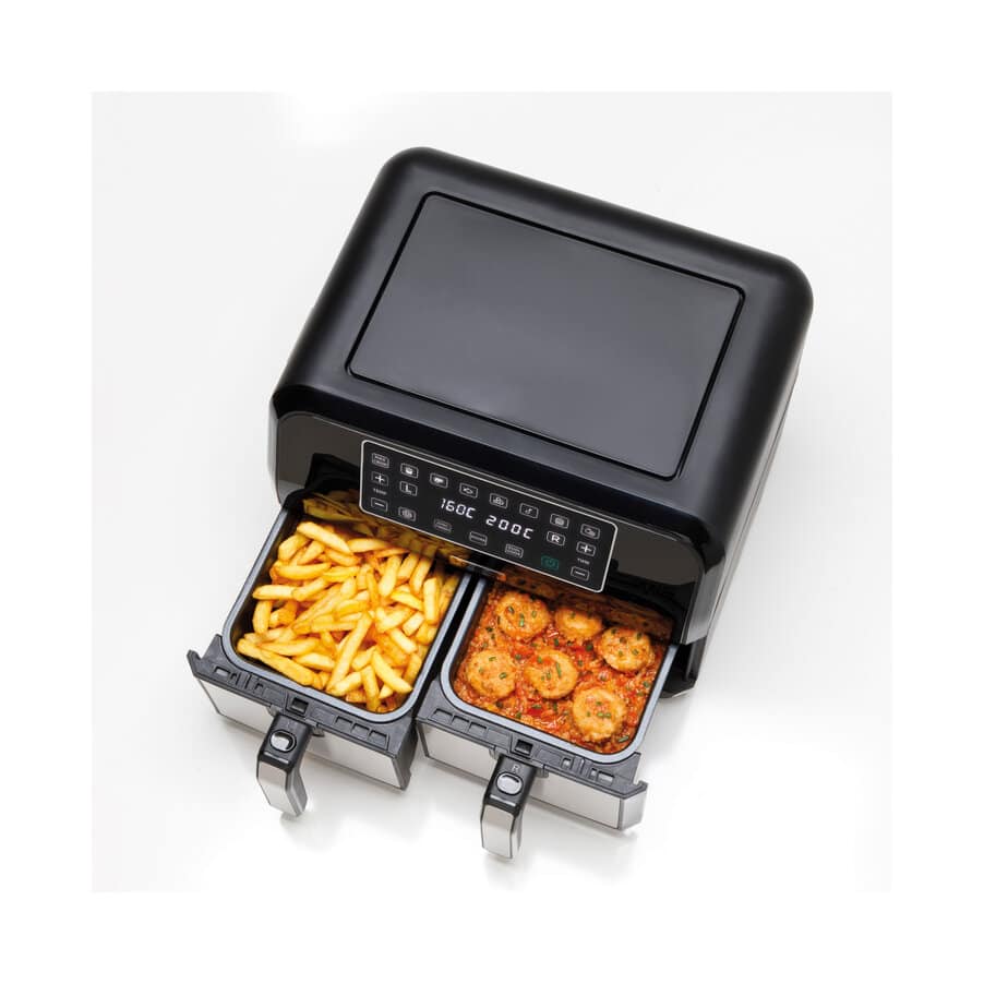 Airfryers, kHealthy Fry TWIN Air Fryer HFM20.000MB, 00C462400KEDE, undefined