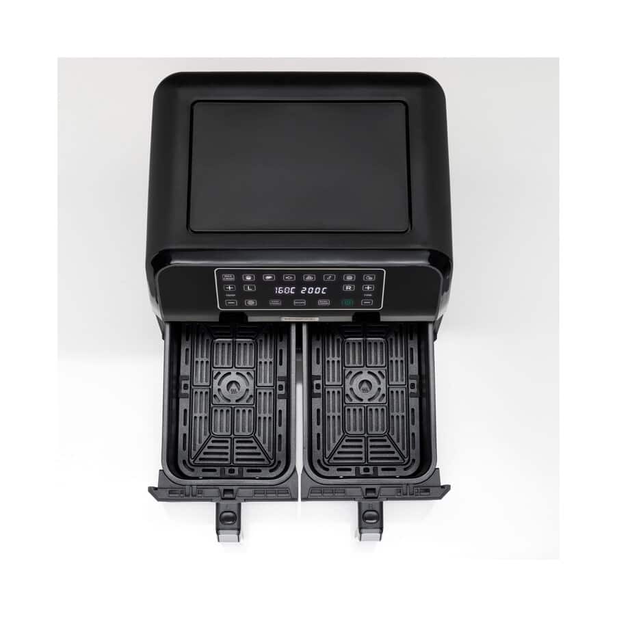 Airfryers, kHealthy Fry TWIN Air Fryer HFM20.000MB, 00C462400KEDE, undefined