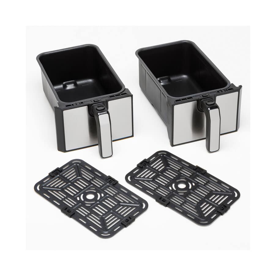 Airfryers, kHealthy Fry TWIN Air Fryer HFM20.000MB, 00C462400KEDE, undefined