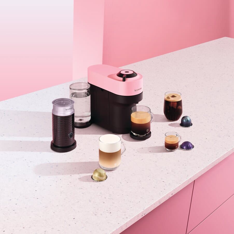 undefined, Nespresso Vertuo Pop+ Coffee and Espresso Machine by De'Longhi, Pink, undefined, undefined