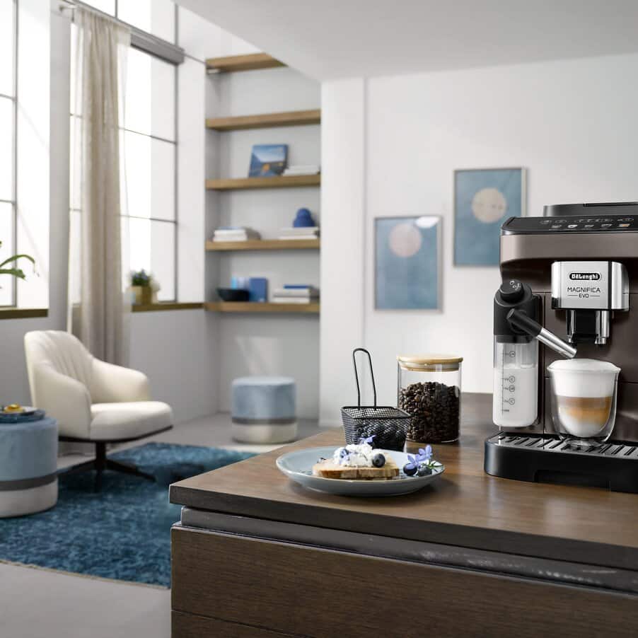 Expresso Broyeur De'Longhi ECAM293.61.BW – 15 Bars, 1,25 L, My Latte - vue 9