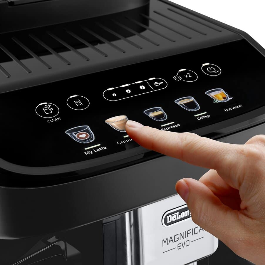 Magnifica Evo, Magnifica Evo Fully Automatic Coffee Machine Black, 0132250123, Black