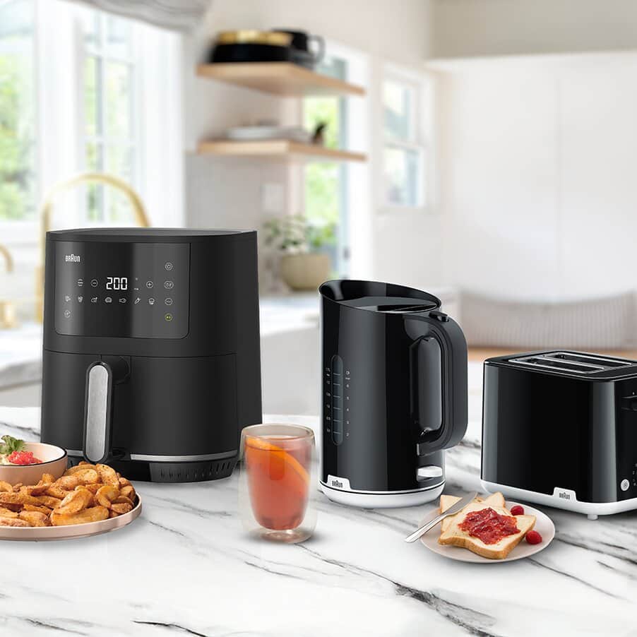 Hot airfryers, Kitchen Kickstarter Value Pack with Kettle, Toaster, Air Fryer Included, undefined, undefined