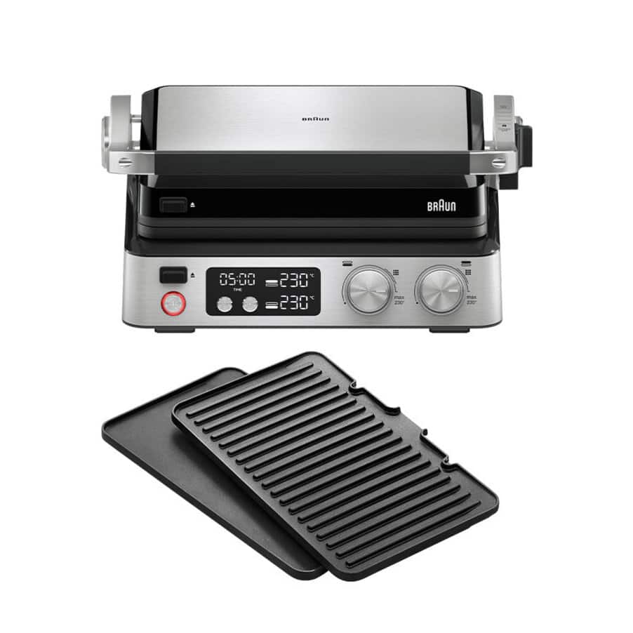 MultiGrill 7, undefined, undefined, Acciaio inox / nero