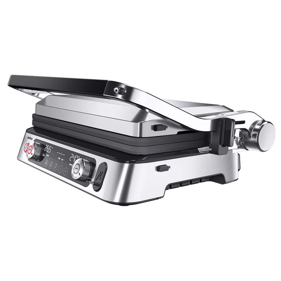 MultiGrill 9 and 9 Pro, MultiGrill 9 Pro Contact Grill Black/Stainless Steel, undefined, Black / stainless steel