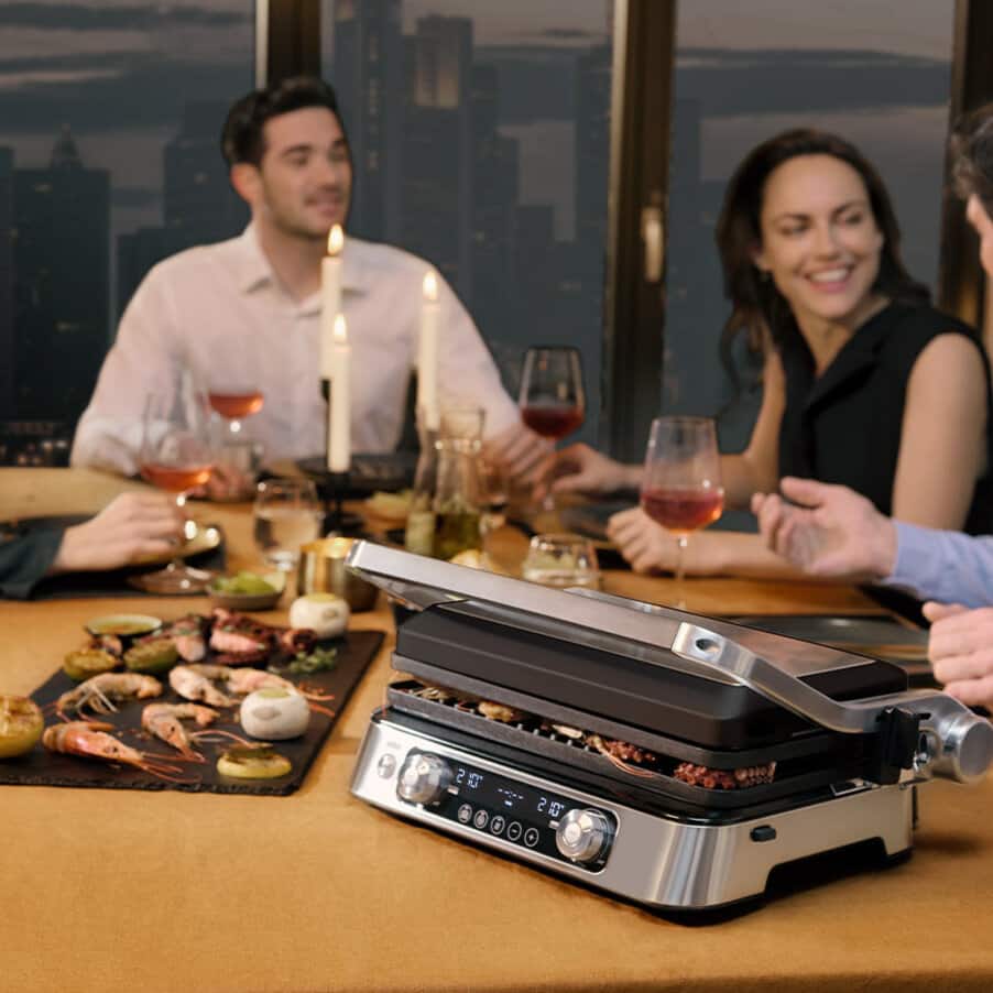 MultiGrill 9 and 9 Pro, undefined, undefined, Stal nierdzewna / czarny