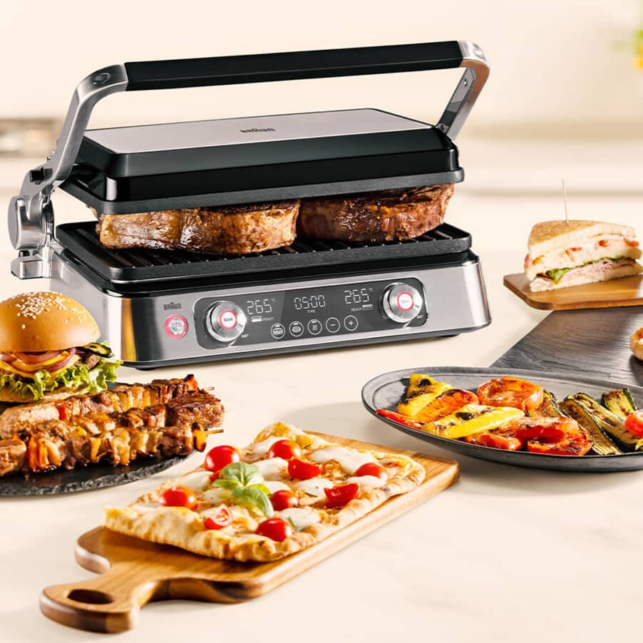 MultiGrill 9 and 9 Pro, undefined, undefined, Stal nierdzewna / czarny