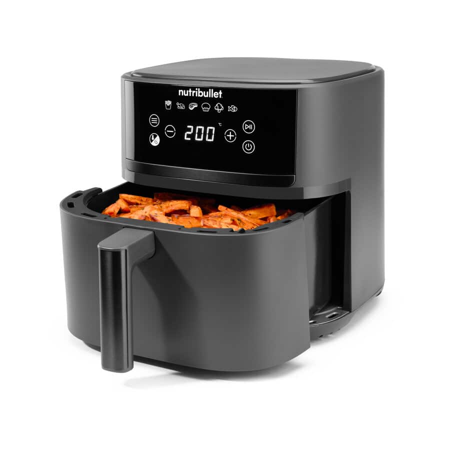 Air Fryer, nutribullet® CrispLite 6L Air Fryer, 0C12500005, Temno siva