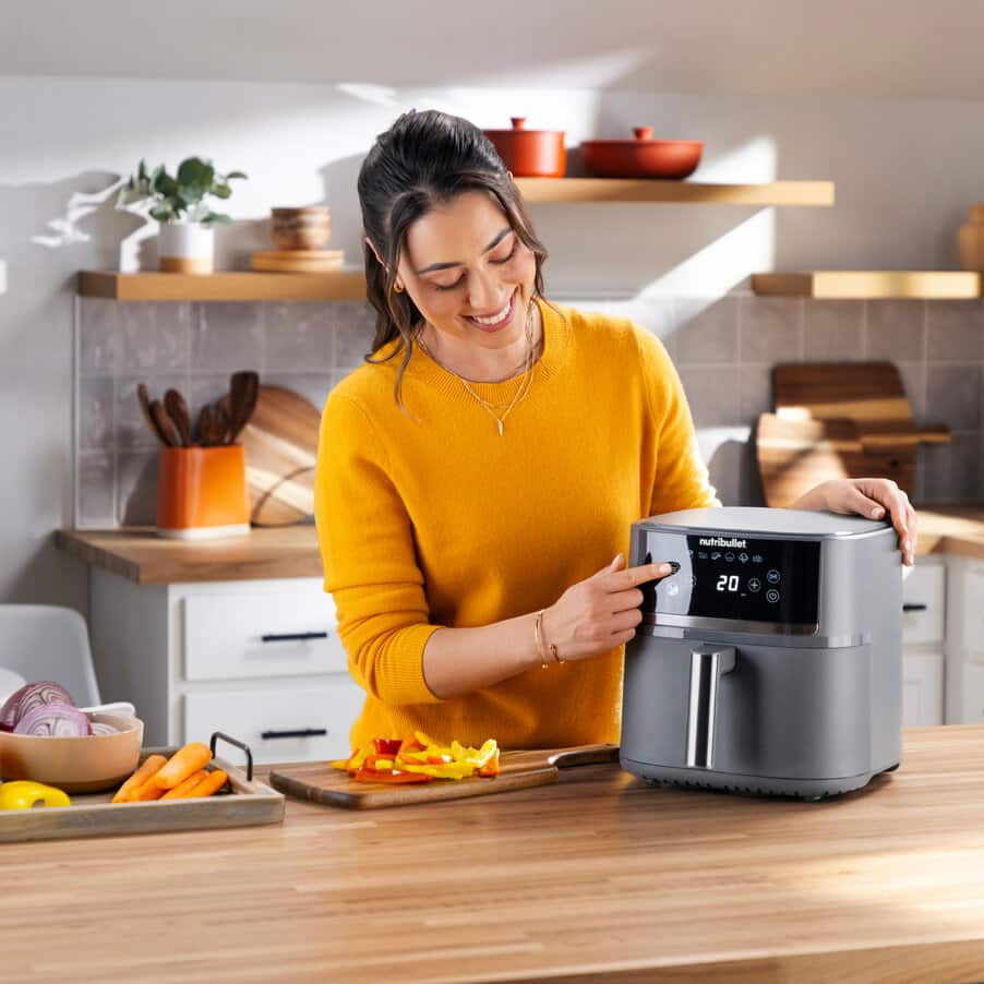 Air Fryer, nutribullet® CrispLite 6L Air Fryer, 0C12500005, Temno siva