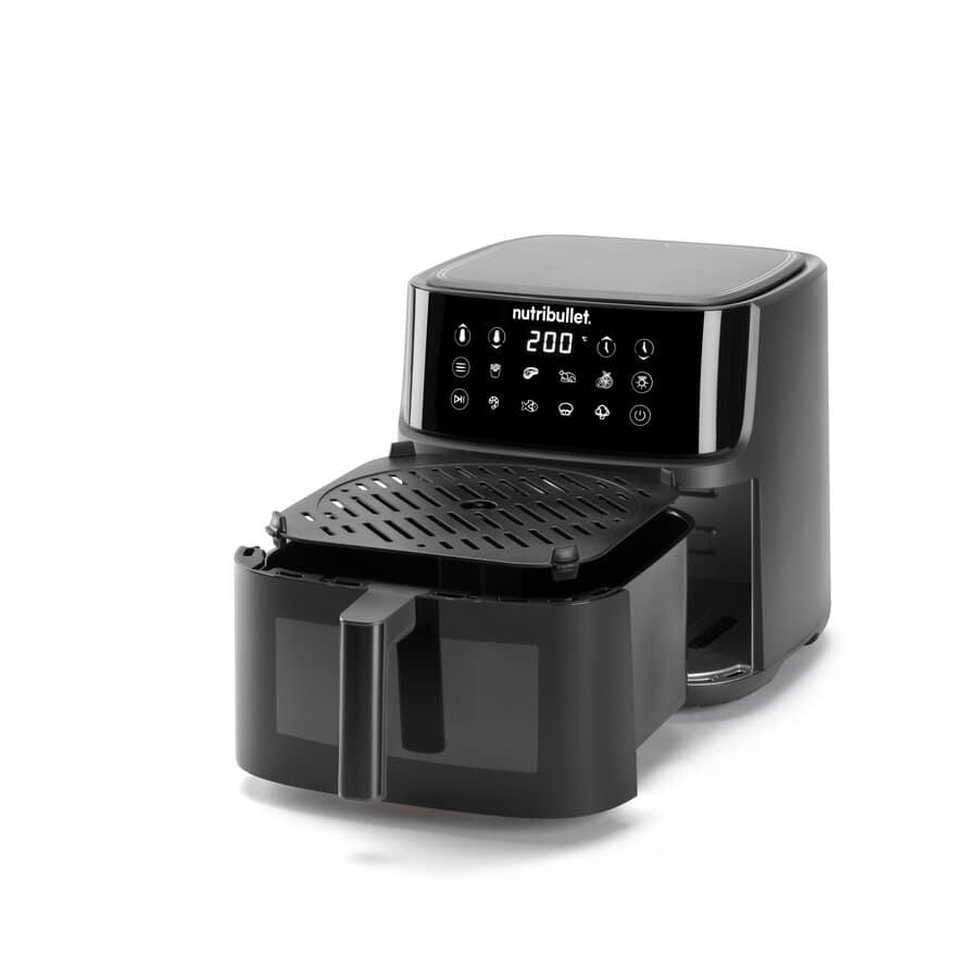 Air Fryer, nutribullet® CrispLite Vision 8L Air Fryer, 0C12500004, Temno siva