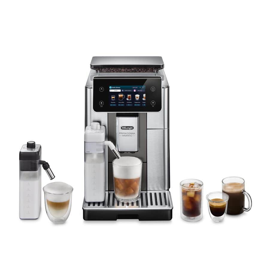 PrimaDonna Aromatic, PrimaDonna Aromatic Fully Automatic Espresso Machine, undefined, Titanium
