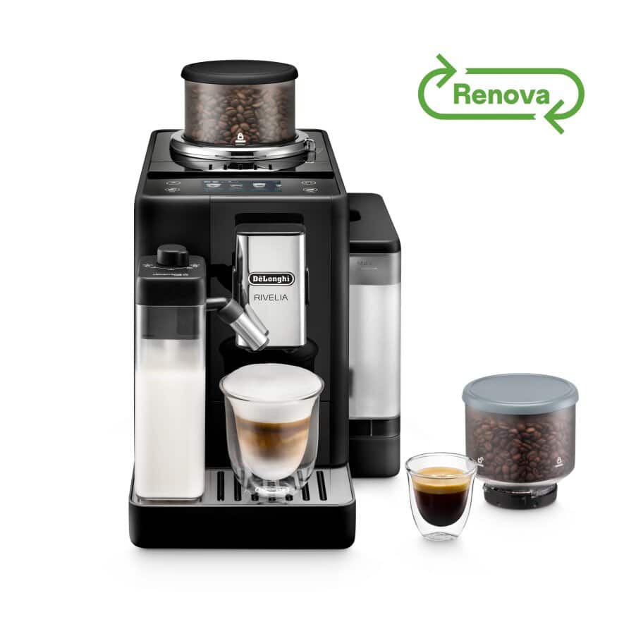 Generalüberholte Kaffeevollautomaten, Rivelia generalüberholter Kaffeevollautomat EXAM440.55.B-second, XB10132215472, Schwarz