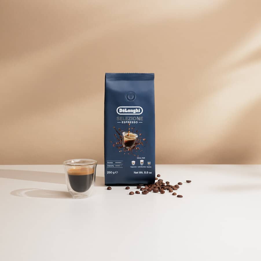 Grains de cafè, DLSC601 Café en grains Selezione, 70 % Arabica 30 % Robusta, 250 g, AS00000172, Bleu