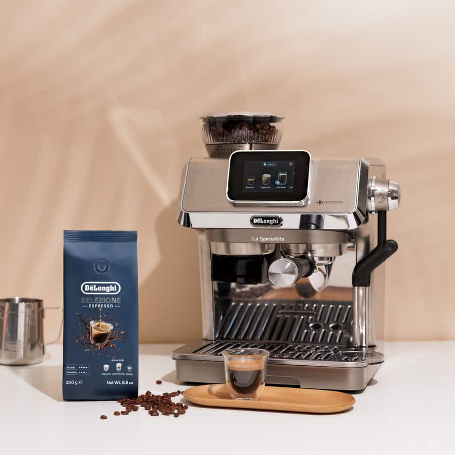 Grains de cafè, DLSC601 Café en grains Selezione, 70 % Arabica 30 % Robusta, 250 g, AS00000172, Bleu