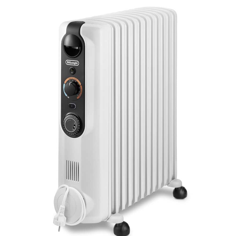 RadiaS, RadiaS Easytronic 2500W Oil Column Heater with Electronic Controls, undefined, White