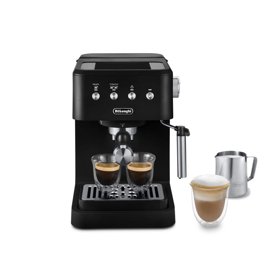 undefined, Classic Matte Black Espresso Machine, undefined, Black
