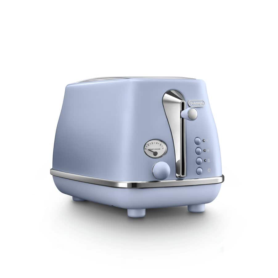 Icona Capitals toasters, Icona Capitals 2 Slice Toaster Light Blue, undefined, Pink