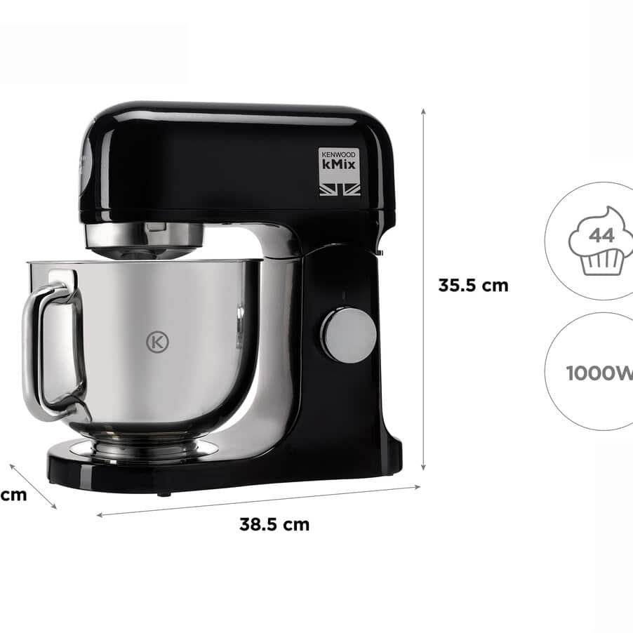 kMix Stand Mixers, kMix Stand Mixer All Black KMX750AAB, undefined, Black