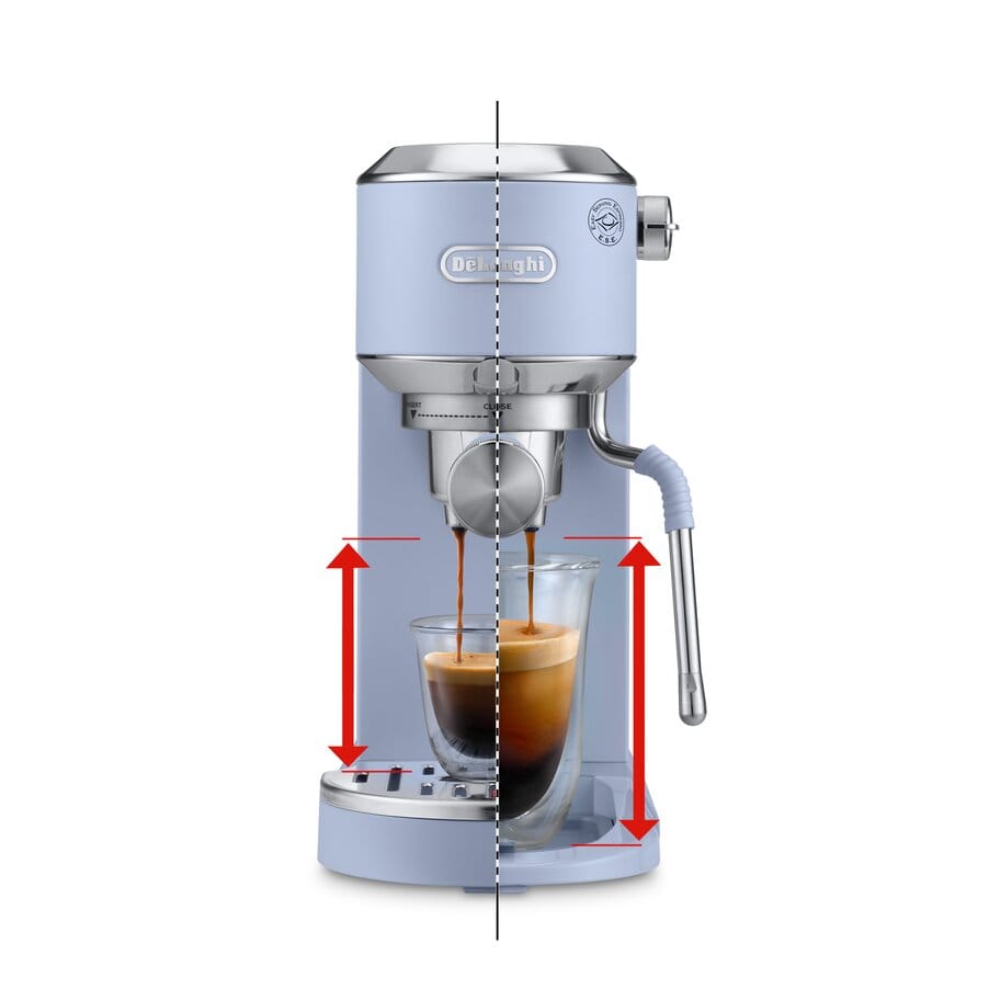 undefined, Dedica Duo Manual Coffee Machine Azure, undefined, Azure