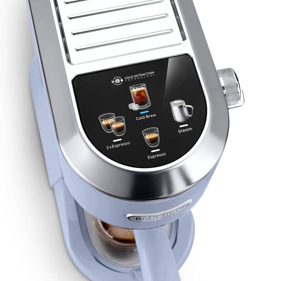 undefined, Dedica Duo Manual Coffee Machine Azure, undefined, Azure