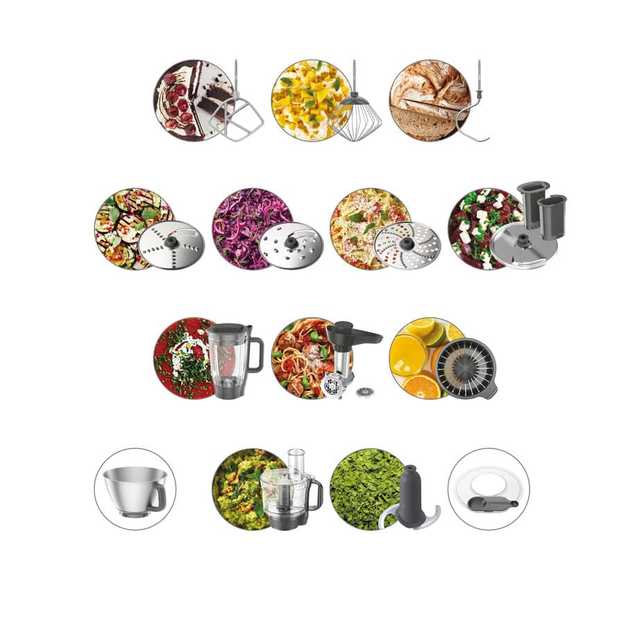 Multitasker, Multi Tasker Stand Mixer Grey with Food Processor, Blender & Mincer, undefined, undefined