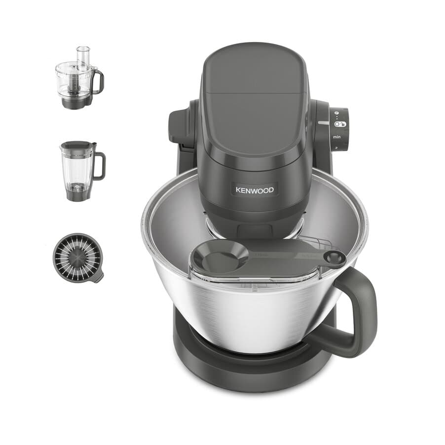 Multitasker, Multi Tasker Stand Mixer Grey With Blender & Food Processor, undefined, undefined