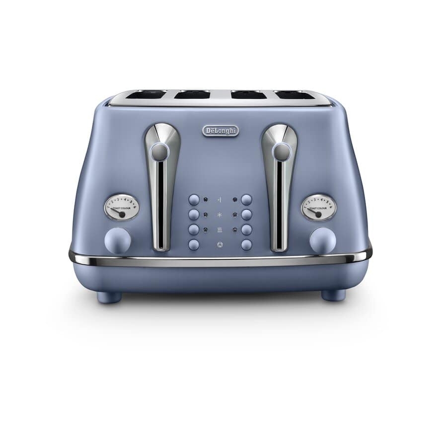 Icona toasters, Icona Capitals 4 Slice Toaster Light Blue, undefined, Pink
