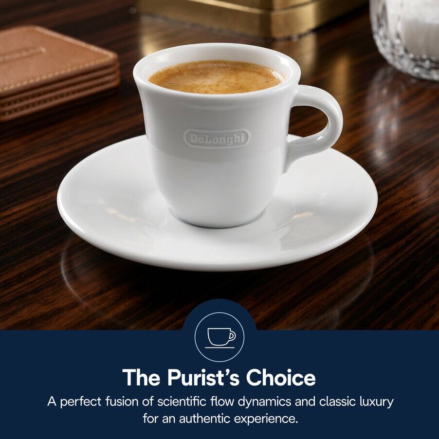 Coffee cups and glasses, Tasses à espresso en porcelaine, undefined, Blanc