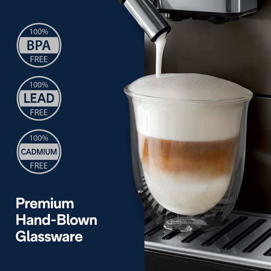 Chávenas e copos de café, A coleção cappuccino, 270ml, conjunto de 6 copos de parede dupla, undefined, Não especificado