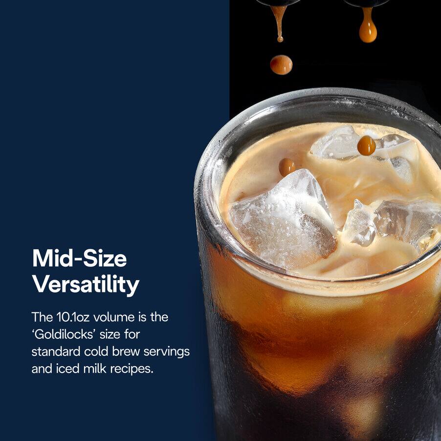 Tazze e bicchieri da caffè, Bicchieri Cold Brew in vetro a doppia parete, 300 ml, set di 2, undefined, Non specificato