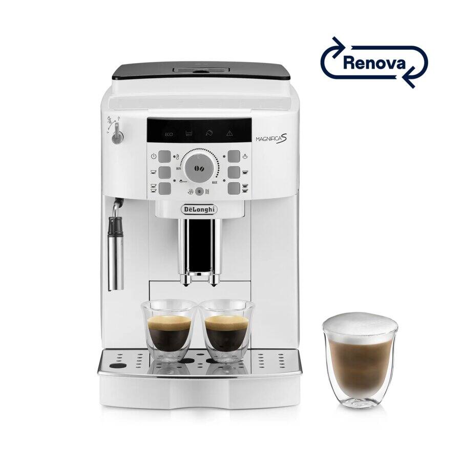 Renoverade helautomatiska kaffemaskiner, Magnifica S, undefined, Vit