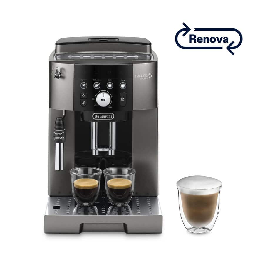 Machines à café entièrement automatiques rénovées, Magnifica S Smart, undefined, Titanium noir