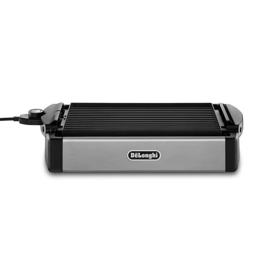 De'Longhi Perfecto Indoor Grill with Lid, Black