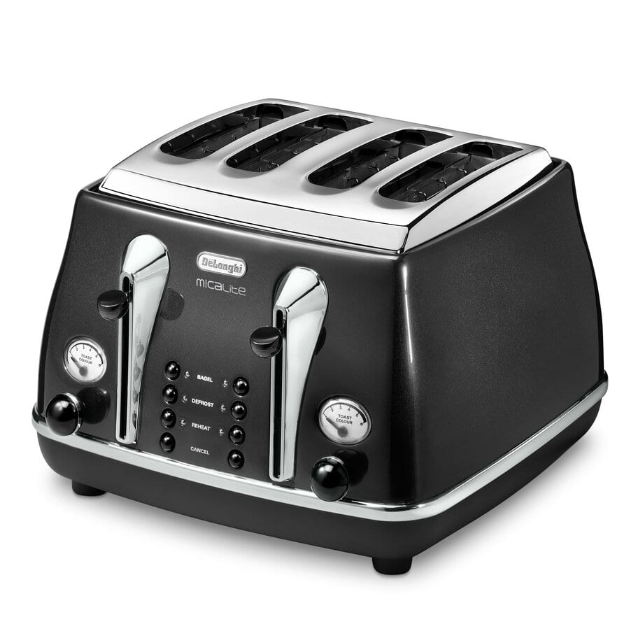 CTOM4003.BK Icona Micalite Toaster De Longhi UK