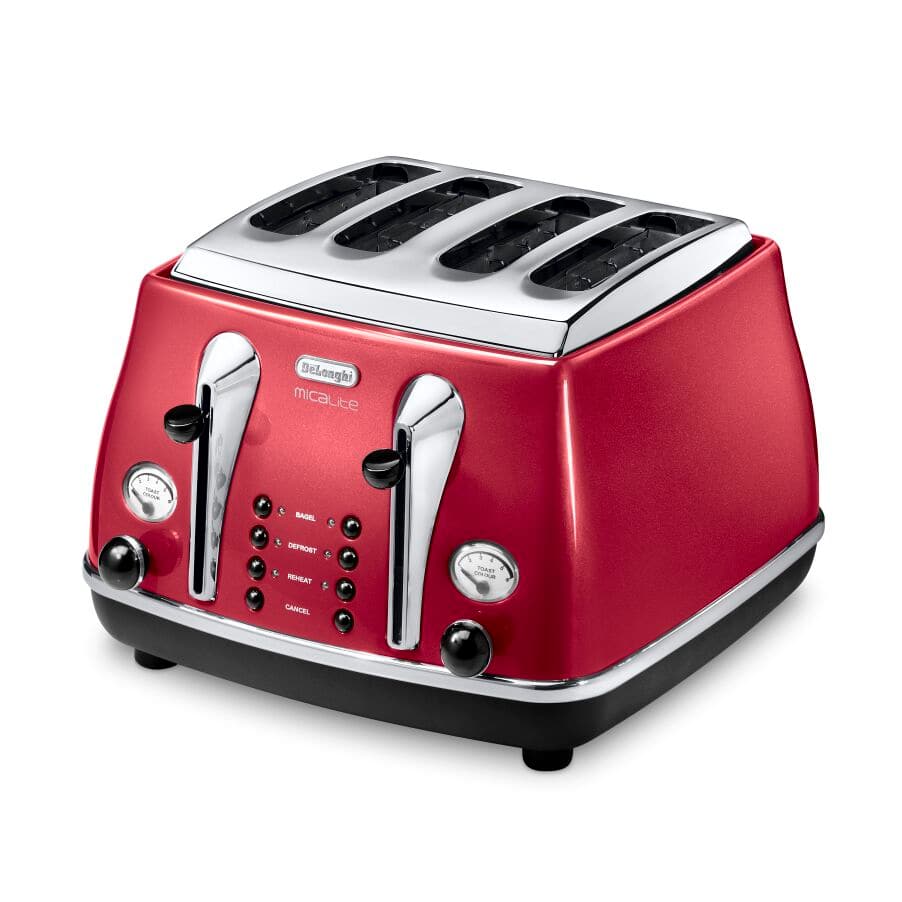 CTOM4003.R Icona Micalite Toaster De Longhi UK