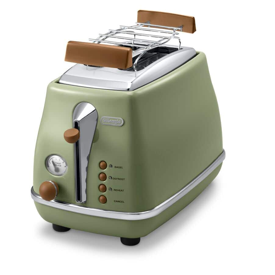 DeLonghi KBOV 2001 Bouilloire (1,7 l, style rétro) taille unique beige &  CTOV 2103.BG Grille-pain Icona Vintage (Crème) : : Cuisine et  Maison