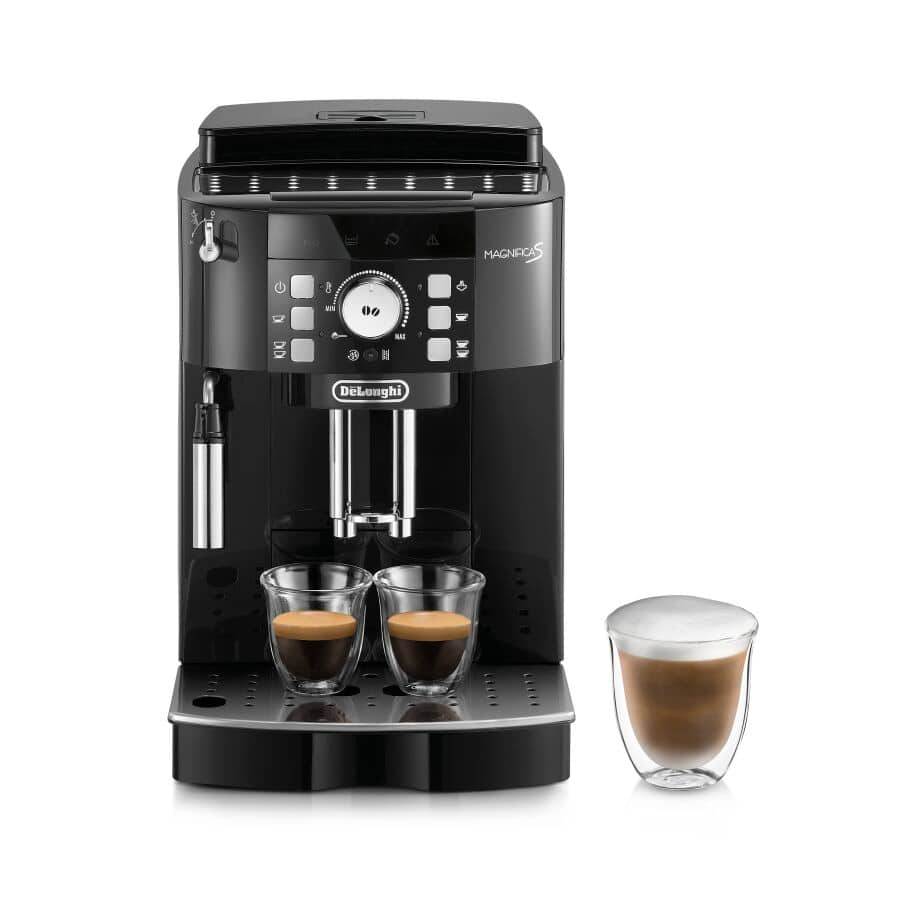 Expresso avec broyeur à grains ECAM21117SBS11 Argent/Noir - DELONGHI 