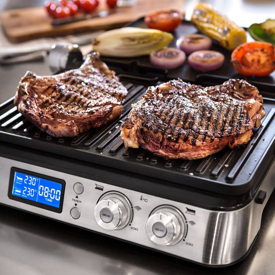 CGH1012D MultiGrill contact grill and barbecue De Longhi