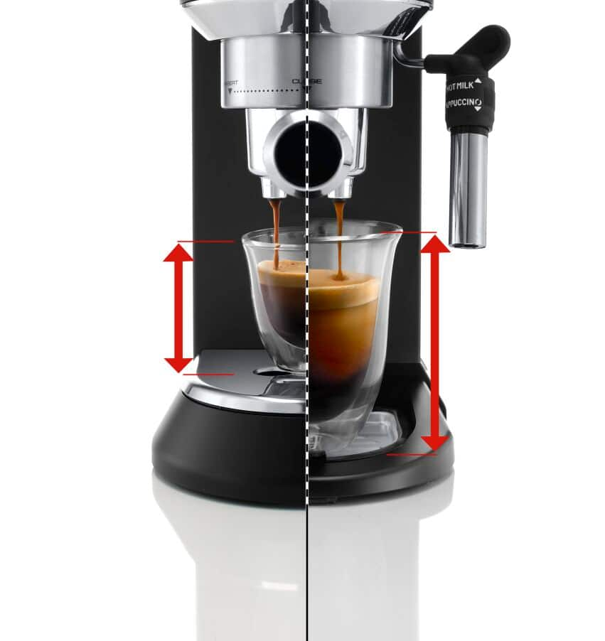 Dedica Black Manual Espresso Machine